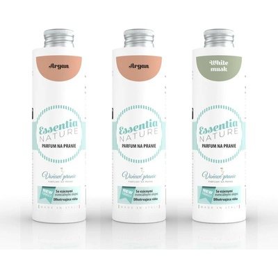 Essentia sada Parfém na praní 2 x Argan + 1 x White Musk 3 x 250 ml