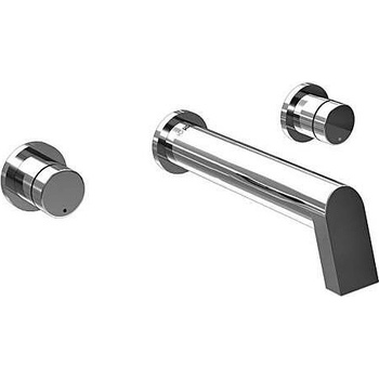 Hansa Смесител едноръкохватков stela за умивалник - монтаж с 3 отвора (57222103)