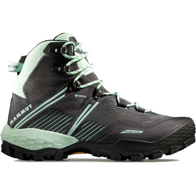 Mammut Дамски туристически обувки Mammut Women's Ducan II High GTX Walking boots - Steel / Neo Mint - размер 39 1/3 (EU) (119-0918-0315)