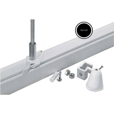 POWERGEAR Tyčový závěsný systém EZCLICK pro 3F lištu Černá