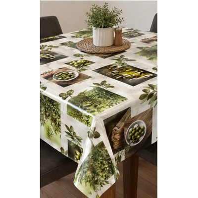 Obrus PVC Z-D 17, metráž, 20 m x 140 cm, olivy, IMPOL TRADE