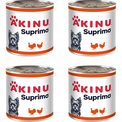 Akinu Suprimo Mleté s krůtím 4 x 400 g