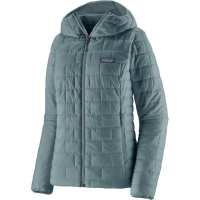 Patagonia Дамско синтетично яке Patagonia Women's Nano Puff Hoody Synthetic jacket - Blue Sage - размер XL (104-5999-0715)