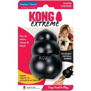KONG extreme medium - играчка за куче от гума - САЩ - k2e