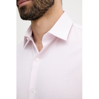 Calvin Klein Риза Calvin Klein в розово с кройка по тялото с класическа яка LV019EU002 (LV019EU002)