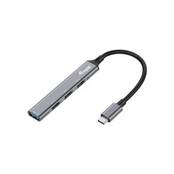 Htc equipement Equip 4-Port Usb 3.0/2.0 Hub, Usb-C