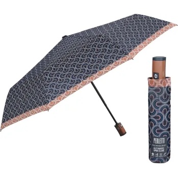 Дамски автоматичен Open-Close чадър Perletti Technology 21752, Тъмносин