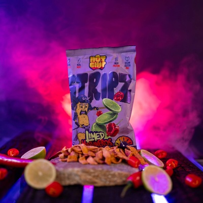 HOT CHIP STRIPS Limed Habaneros Pálivosť 3/5 80 g