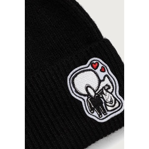 Karl Lagerfeld шапка бийни от вълнена материя (B4W33041) - answear - 136,71 лв