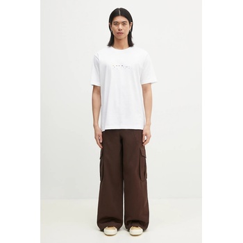 Norse Projects Памучна тениска Norse Projects Johannes Organic Code Print T-shirt в бяло с принт N01.0689. 0001 (N01.0689.0001)