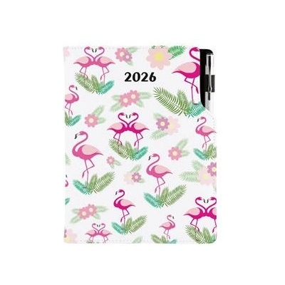 Design B5 týdenní 2026 Plameňák
