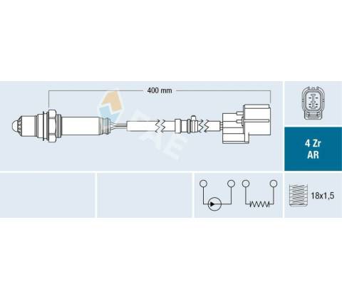 Lambda sonda FAE 75647