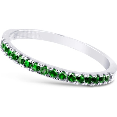 Cutie Diamonds Prsteň z bieleho zlata so smaragdmi DZ6484 1670 SM X 2