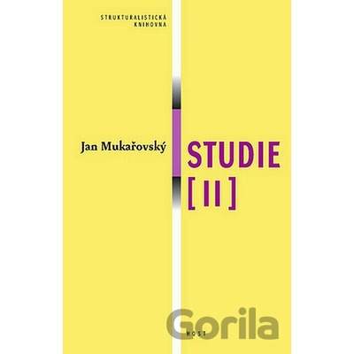 Studie II - Jan Mukařovský