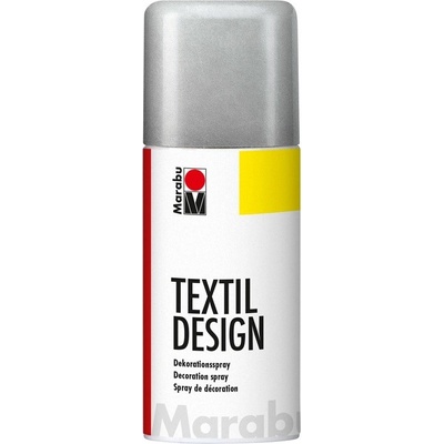 Marabu Textil Design spray 150 ml strieborná metalická
