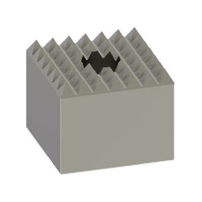 Bosch Príslušenstvo - Zdrsňovacia doska SDS Max, 49 zubov, 60x60 mm 1618623206