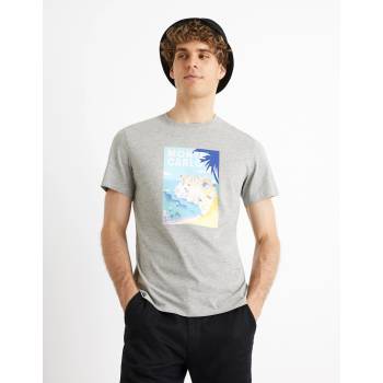 Celio Cevinty Monte Carlo сива памучна тениска Celio | Siv | МЪЖЕ | S