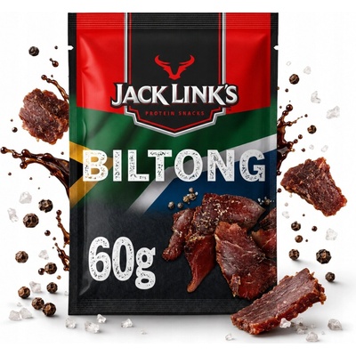 Jack Link's Sušené hovädzie mäso Biltong 60 g