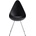 Fritz Hansen Drop black / chróm