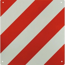 DEMA Výstražná reflexná tabuľka 50x50 cm, červeno-biela 69067D