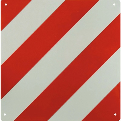 DEMA Výstražná reflexná tabuľka 50x50 cm, červeno-biela 69067D