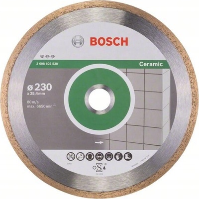 BOSCH DIAMANTOVÝ KOTOUČ 230mm na keramiku, gres, mramor, pro řezačku