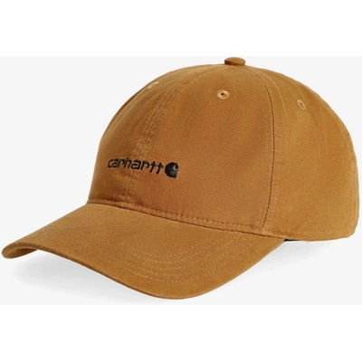 Carhartt Canvas Embroidered Graphic Cap carhartt brown