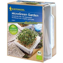 Microgreen Garden BIO - Štartovacia sada vrátane 4 plátov