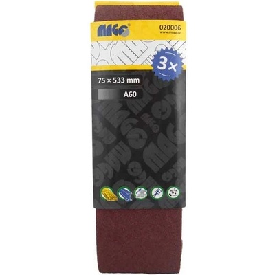 Magg Brusný pás 75x533mm A60 - 3ks