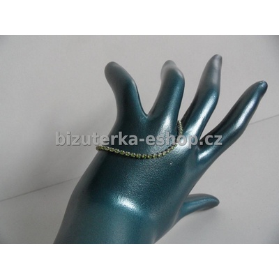 Bizuterka-eshop.cz štrasový zelený BZ-04329