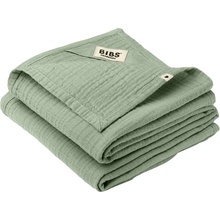 BIBS mušelínové z BIO bavlny Sage 2 ks