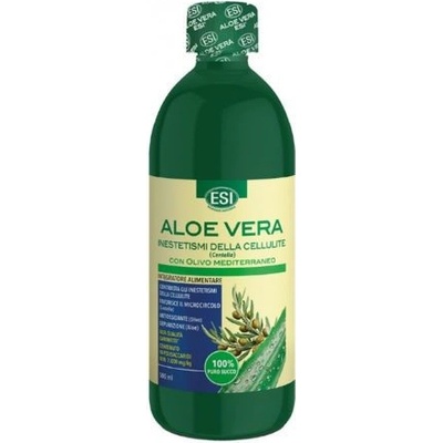 Esi Šťáva Aloe vera s gotukolou a listy olivovníku 500 ml