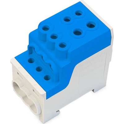 Eleman Blok pro rozdělení fází UVB 200 N, 1pól., 200A, AL/CU, 1000V, modrý, na DIN