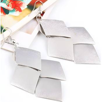 HARAHU Обеци lo-1887 - Сребърен kp1887 (lo-1887)