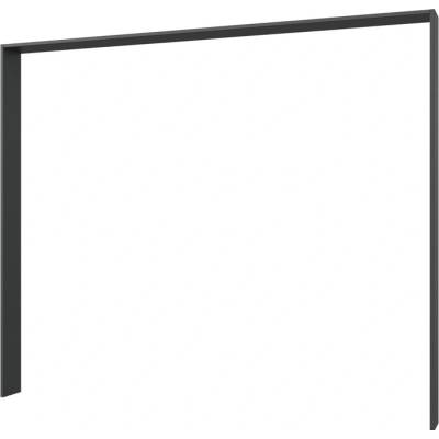 Sconto Rámová lišta MAEVE grafitová, šírka 228 cm