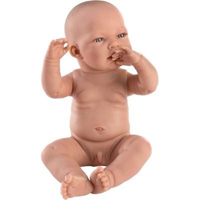 Llorens 84301 NEW BORN CHLAPČEK realistické bábätko s celovinylovým telom 43 cm