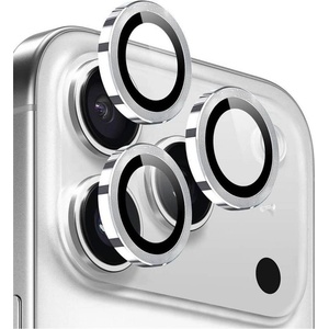 Blueo Протектор за Камерата на iPhone 17 Pro Max, Blueo Saphire Crystal Cam Lens Glass, Сребрист (6934663762439)