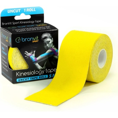 BronVit Sport Kinesiology Tape Žlutá 5 cm x 5 m