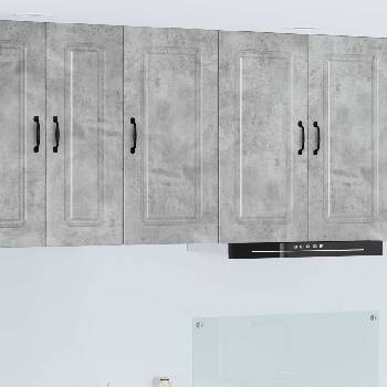 vidaXL Панел за миялна машина Kalmar Циментено сиво 40 x 31 x 80 см (884677)