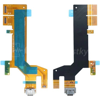 Flex kábel nabíjania Sony I4113 Xperia 10 - nabíjací konektor Variant:: nabíjací konektor, doska a mikrofón