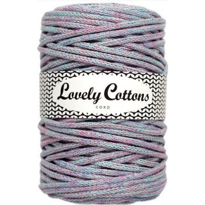 Bavlněná šňůra Lovely Cottons 5mm - pastelová