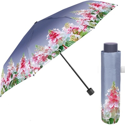 Perletti dámsky manuálny dáždnik Time Flowers 26491 modrý