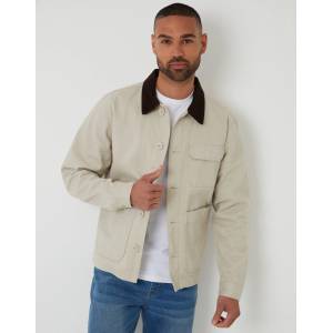 Threadbare Анорак Threadbare Mens Stine Insulated Hooded Parka - Stone