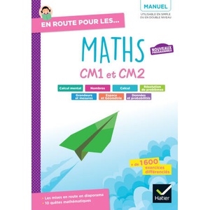 En route pour les Maths - CM1 CM2 - Ed. 2026 - Manuel élève (ISBN: 9782401121003)