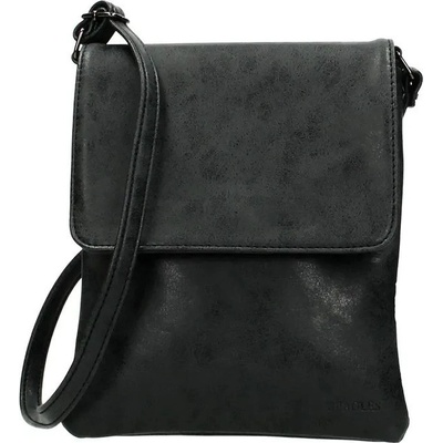 Beagles prošívaná crossbody kabelka „Sunshine“ Černá