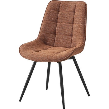 ЕВРОМАР Трапезен стол К-354 оранжево / черно