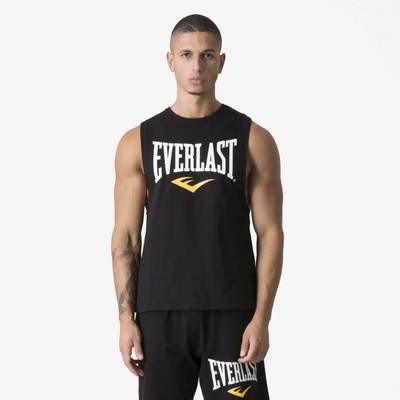 Everlast Pánske bavlnené tielko na box a fitness čierne