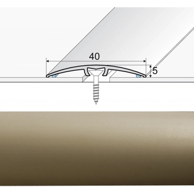 Jutex A64 Prechodová lišta champagne