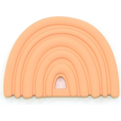 O.B Designs Rainbow Teether hryzadielko Peach 1 ks