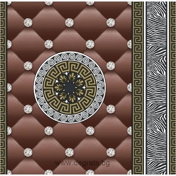 Image 1 of Тапет хартиен Айлин 3d кафяв